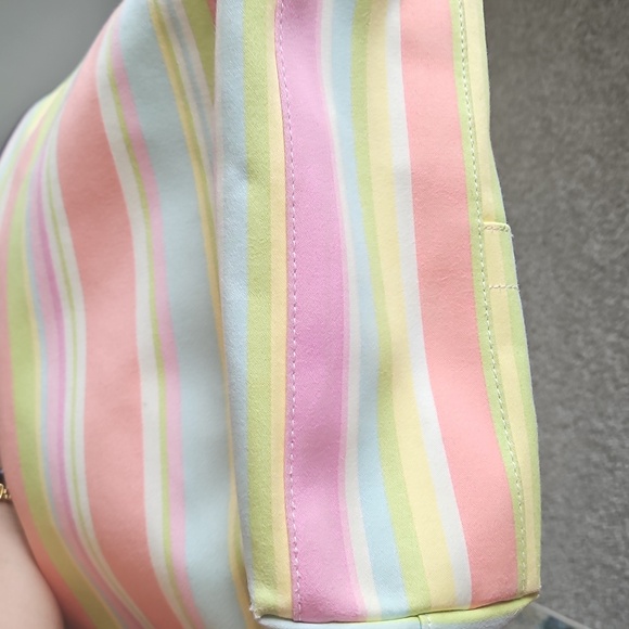 Coach• Hampton Pastel Reverseable Tote with British Tan Leather - Picture 6 of 13